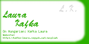 laura kafka business card